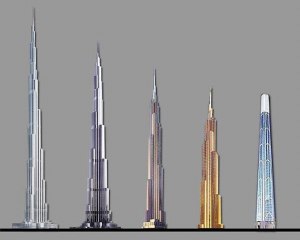 Сколько башен в Дубае?
