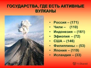 Как называется активный вулкан, который находится на территории Украины?