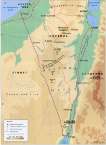 Где находится пустыня Негев?