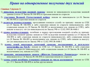 Запрещается ли законом гражданину РФ получать две пенсии?