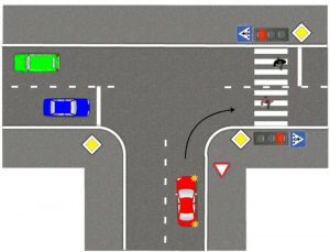 Регулируемый ли перекрёсток, если работают только Т-образные светофоры?