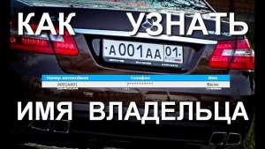 Можно ли по номеру авто определить кем работает владелец?