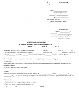 Обязательно ли обжаловать решение Мирового судьи через участок этого судьи?