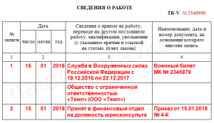 Нужно ли вносить в электр.тр.книжку запись о военной службе?