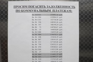 Имеет ли право ТСЖ вывешивать в подъезде списки должников по КУ?