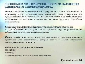 Кем налагается наказание за нарушение санитарного законодательства?