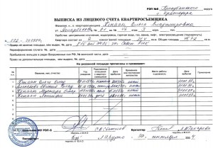 Где я могу получить выписку из моего лицевого счёта ЖКХ?