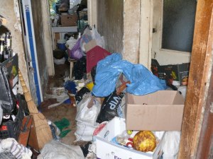Что делать, если соседка снизу завалила мусором свою квартиру?