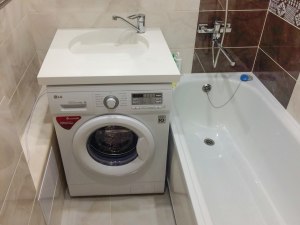 Какие плюсы и минусы установки раковины над стиральной машиной?