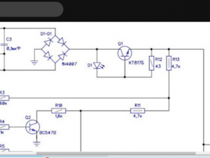 Что за странное включение транзистора VT-1 (схема)?