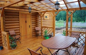 Какую веранду пристроить к бане?