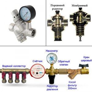 Течет редуктор давления воды, как исправить?