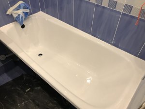Как восстановить эмаль чугунной ванны самому после химических средств?