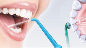 Последовательность действий при чистке зубов электрической щёткой?