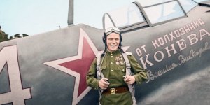 Какой летчик Герой Сов. Союза Борис Иванович выжил после 4 таранов?