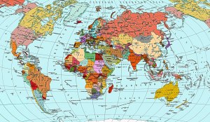 Где найти карту мира со странами в крупном размере?