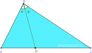 Как решить: биссектриса угла А образует со стороной ВС угол, равный 33°?