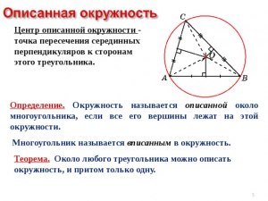 Как выбрать неверное утверждение про центр окружности, углы треугольника?