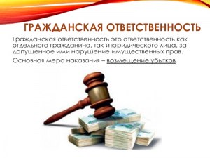 ОГЭ Обществознание, Какие суждения о юридической ответственности верные?