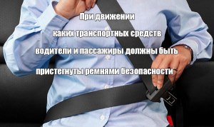 Как зафиксировать всех, кто должен быть пристегнут ремнями безопасности?