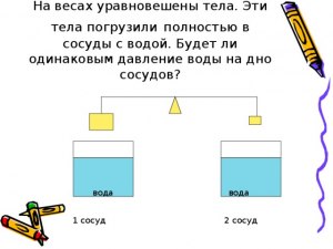 Как решить: Сосуд, полностью заполненный водой, весит 400 г?