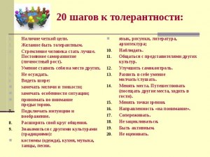 Быть толерантным, не значит потерять свою личность?