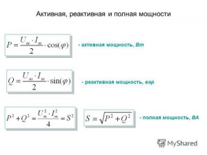 Кто что знает об активной и реактивной мощности в колебательном контуре?