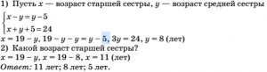 Математическая загадка. Сколько лет каждой сестре?