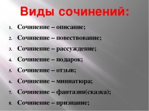 Сочинение "Описание одежды", как написать или где взять образец?